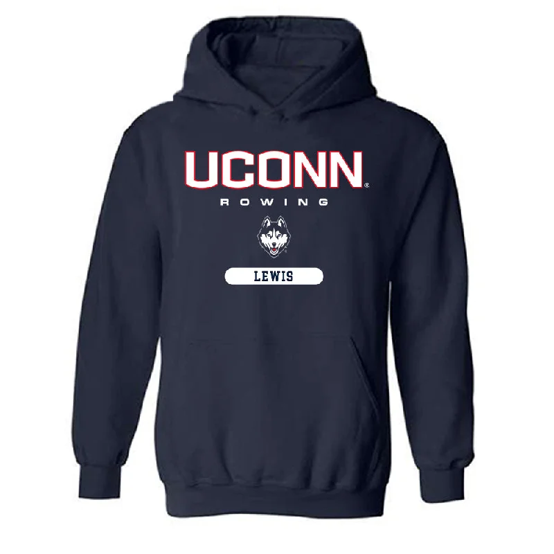 UConn - NCAA Women's Rowing : Alexa Lewis - Classic Shersey Hooded Sweatshirt Hoodie with Relaxed Fit Easy Casual UConn - NCAA Women's Rowing : Alexa Lewis - Classic Shersey Hooded Sweatshirt Hoodie with Relaxed Fit Easy Casual