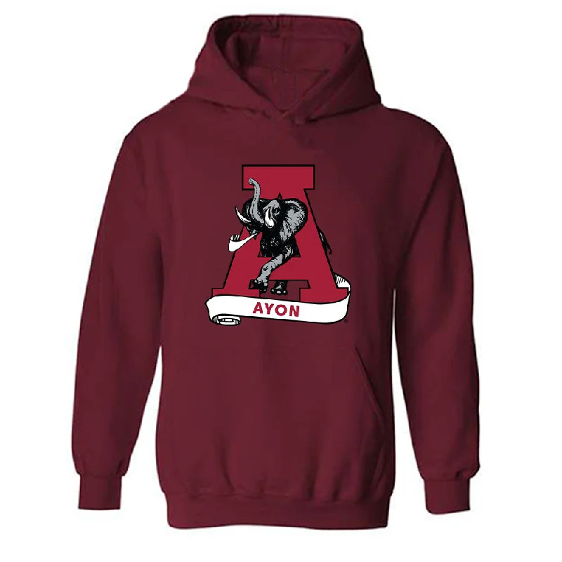 Alabama - NCAA Women's Rowing : Mackenzie Ayon - Hooded Sweatshirt Hoodie with Slim Fit Tailored Modern Alabama - NCAA Women's Rowing : Mackenzie Ayon - Hooded Sweatshirt Hoodie with Slim Fit Tailored Modern