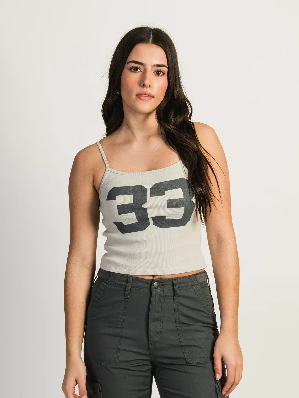 HARLOW SABRINA PRINT TANK TOP - 33 silver tank top