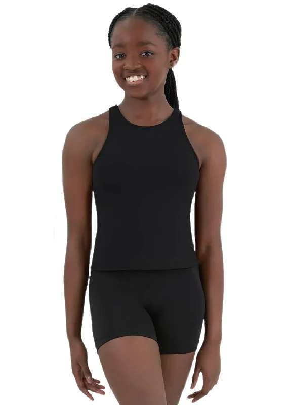 Microfiber Racerback Tank Top (Black) neon tank top