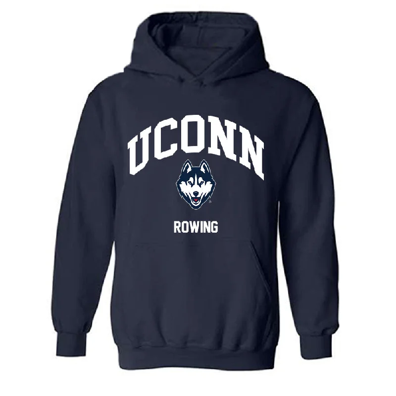 UConn - NCAA Women's Rowing : Dora Harag - Classic Shersey Hooded Sweatshirt Hoodie with Elastic Waist Stretchable Comfortable UConn - NCAA Women's Rowing : Dora Harag - Classic Shersey Hooded Sweatshirt Hoodie with Elastic Waist Stretchable Comfortable