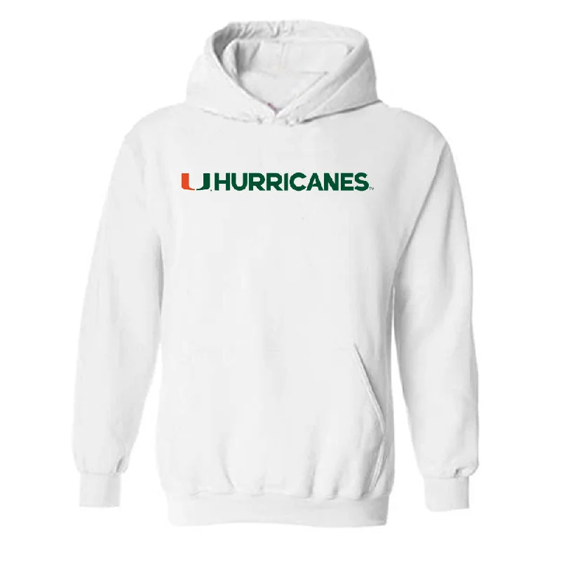 Miami - NCAA Women's Rowing : Holliday Prichard - Classic Shersey Hooded Sweatshirt Hoodie with Tied Waist Feminine Flattering Miami - NCAA Women's Rowing : Holliday Prichard - Classic Shersey Hooded Sweatshirt Hoodie with Tied Waist Feminine Flattering