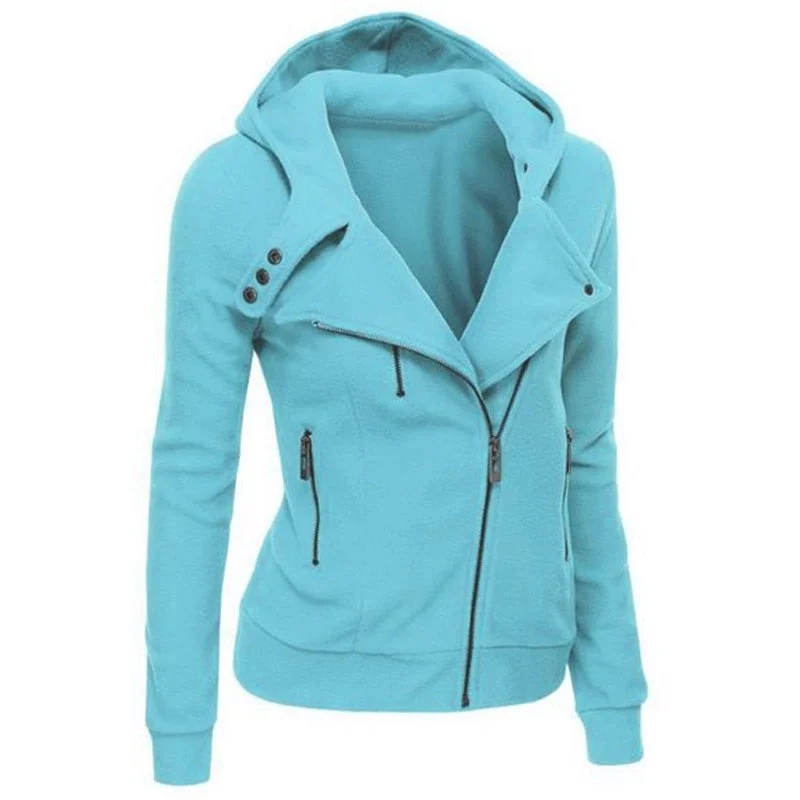 Women Long Sleeve Jackets Zipper Warm Hoodies Jumper Overcoat Satin Fabric Silk Fabric Chiffon Fabric Women Long Sleeve Jackets Zipper Warm Hoodies Jumper Overcoat Satin Fabric Silk Fabric Chiffon Fabric