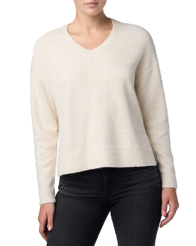 JOE'S Jeans V-Neck Lurex Sweater Sweater Knitwear Pullover