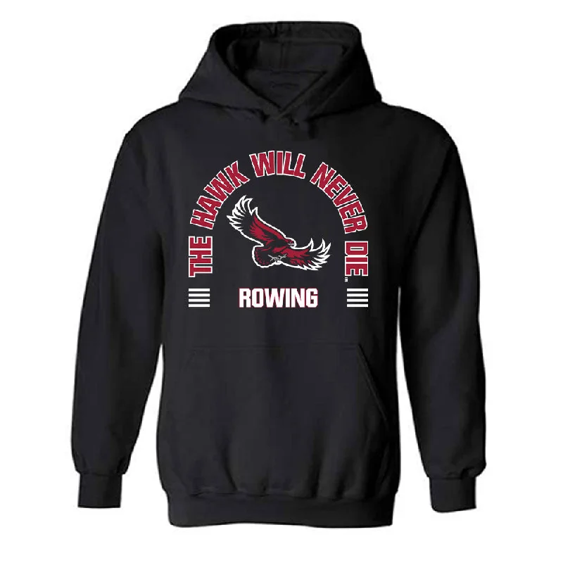 St. Joe's - NCAA Women's Rowing : Evie Holder - Classic Shersey Hooded Sweatshirt Hoodie with Pocket Utility Practical St. Joe's - NCAA Women's Rowing : Evie Holder - Classic Shersey Hooded Sweatshirt Hoodie with Pocket Utility Practical