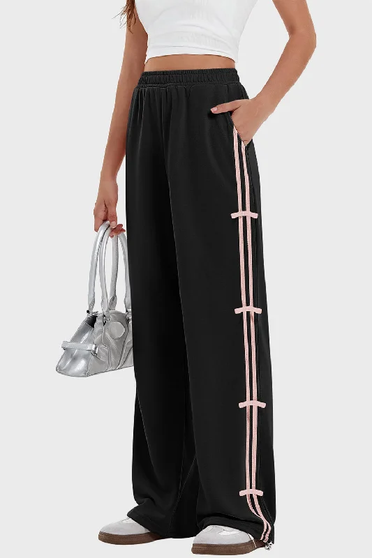 Hazel Blues® | Elastic Waist Wide Leg Pants with Pockets Stylish Paperbag Waist Pants Hazel Blues® | Elastic Waist Wide Leg Pants with Pockets Stylish Paperbag Waist Pants