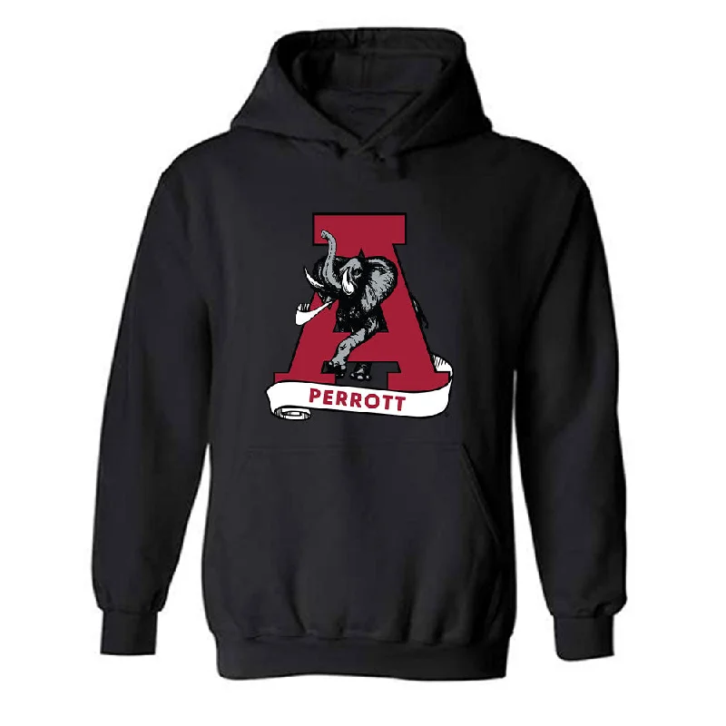 Alabama - NCAA Women's Rowing : Paige Perrott - Hooded Sweatshirt Hoodie with Raw Hem Edgy Unfinished Alabama - NCAA Women's Rowing : Paige Perrott - Hooded Sweatshirt Hoodie with Raw Hem Edgy Unfinished