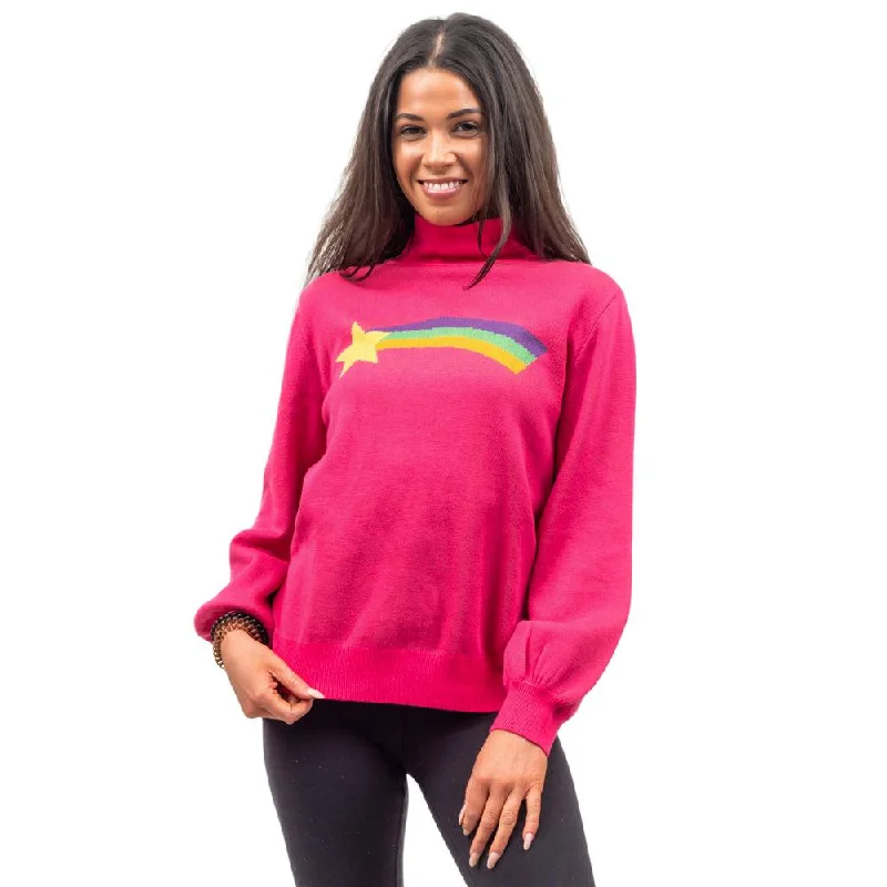 Rainbow Star Pink Pines Cartoon Sweater Halloween Costume Cosplay Bright Pastel Dark Rainbow Star Pink Pines Cartoon Sweater Halloween Costume Cosplay Bright Pastel Dark