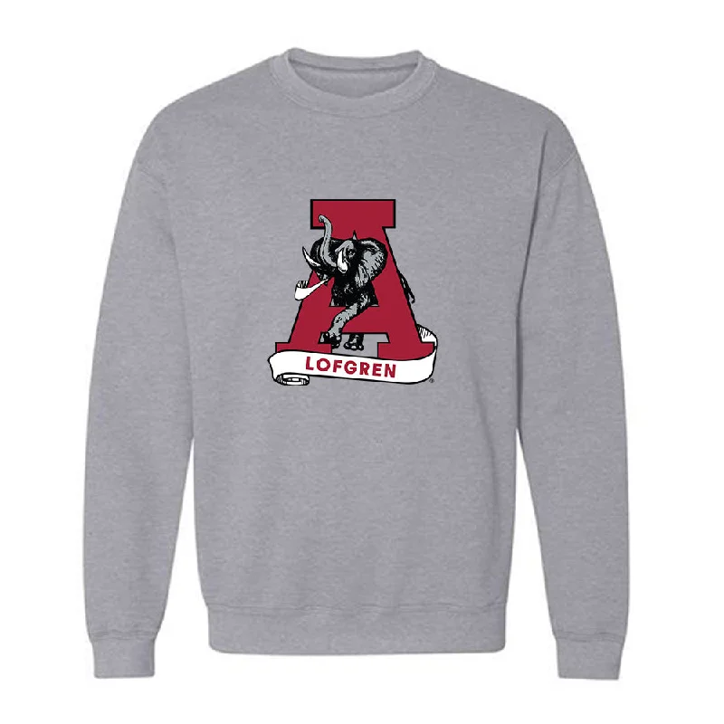 Alabama - NCAA Women's Rowing : Ingrid Lofgren - Crewneck Sweatshirt Hoodie with Elastic Waist Stretchable Comfortable Alabama - NCAA Women's Rowing : Ingrid Lofgren - Crewneck Sweatshirt Hoodie with Elastic Waist Stretchable Comfortable