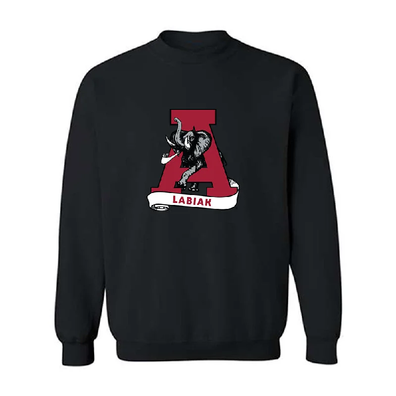Alabama - NCAA Women's Rowing : Reagan Labiak - Crewneck Sweatshirt Hoodie with Raglan Sleeves Sporty Comfortable Alabama - NCAA Women's Rowing : Reagan Labiak - Crewneck Sweatshirt Hoodie with Raglan Sleeves Sporty Comfortable