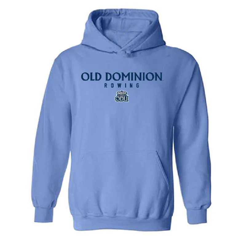 Old Dominion - NCAA Women's Rowing : Caroline Cotton - Classic Shersey Hooded Sweatshirt Hoodie with Lace Feminine Delicate Old Dominion - NCAA Women's Rowing : Caroline Cotton - Classic Shersey Hooded Sweatshirt Hoodie with Lace Feminine Delicate