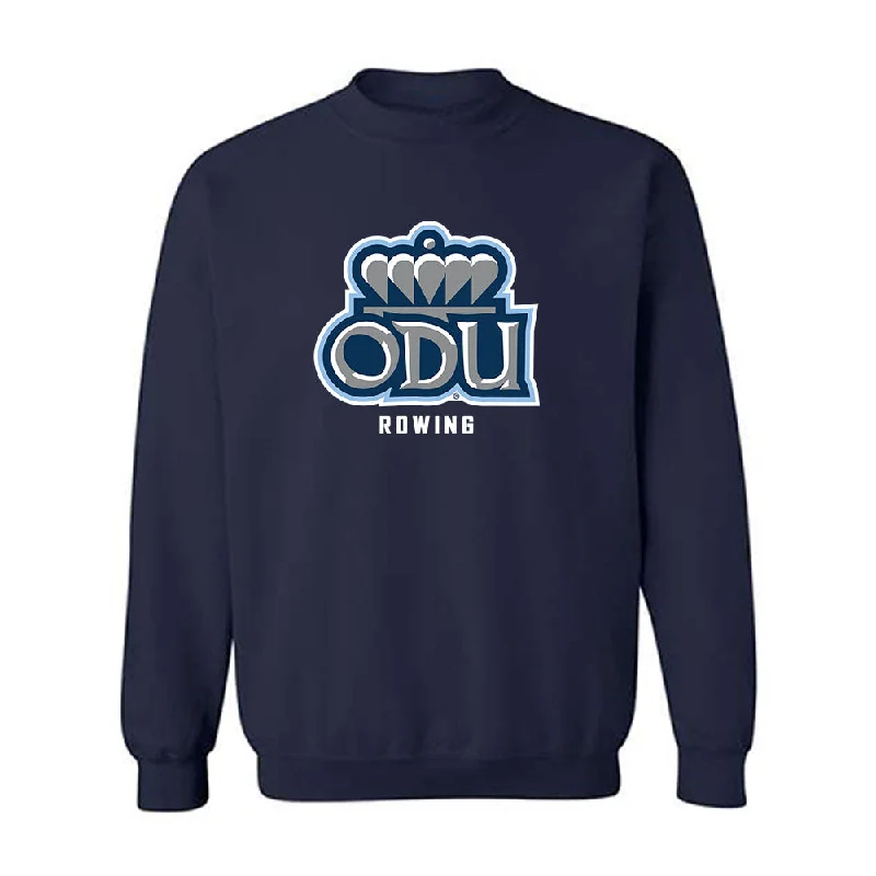 Old Dominion - NCAA Women's Rowing : Nikki DiBacco - Classic Shersey Crewneck Sweatshirt Hoodie with Lace Feminine Delicate Old Dominion - NCAA Women's Rowing : Nikki DiBacco - Classic Shersey Crewneck Sweatshirt Hoodie with Lace Feminine Delicate