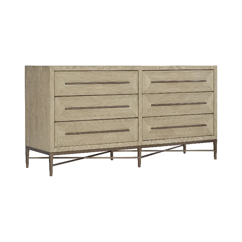 Cascade 6-Drawer Dresser Floral Print girly