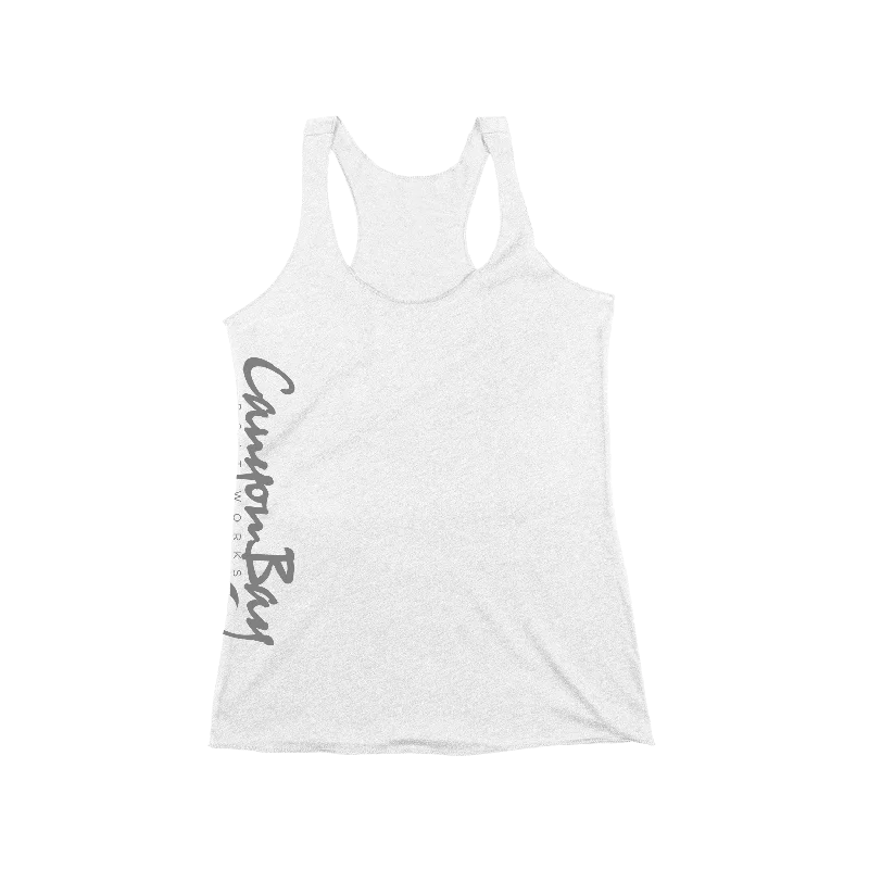 Triblend Racerback Tank Canyon Bay loose fit tank