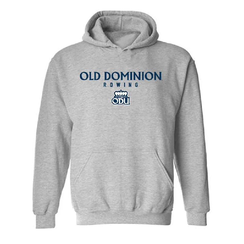 Old Dominion - NCAA Women's Rowing : Caroline Cotton - Classic Shersey Hooded Sweatshirt Hoodie with Rhinestones Sparkly Elegant Old Dominion - NCAA Women's Rowing : Caroline Cotton - Classic Shersey Hooded Sweatshirt Hoodie with Rhinestones Sparkly Elegant