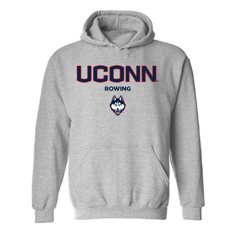 UConn - NCAA Women's Rowing : Daria Potapov - Classic Shersey Hooded Sweatshirt Hoodie with Double Zipper Versatile Adjustable UConn - NCAA Women's Rowing : Daria Potapov - Classic Shersey Hooded Sweatshirt Hoodie with Double Zipper Versatile Adjustable