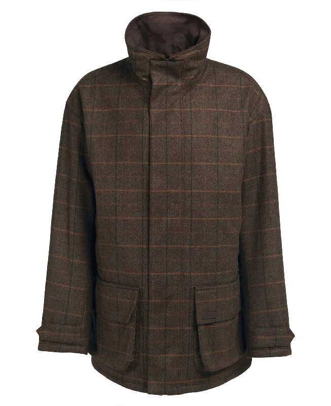 Beaconsfield Wool Jacket - Burnhill Brown Check Front Pockets Side Pockets Patch Pockets Beaconsfield Wool Jacket - Burnhill Brown Check Front Pockets Side Pockets Patch Pockets