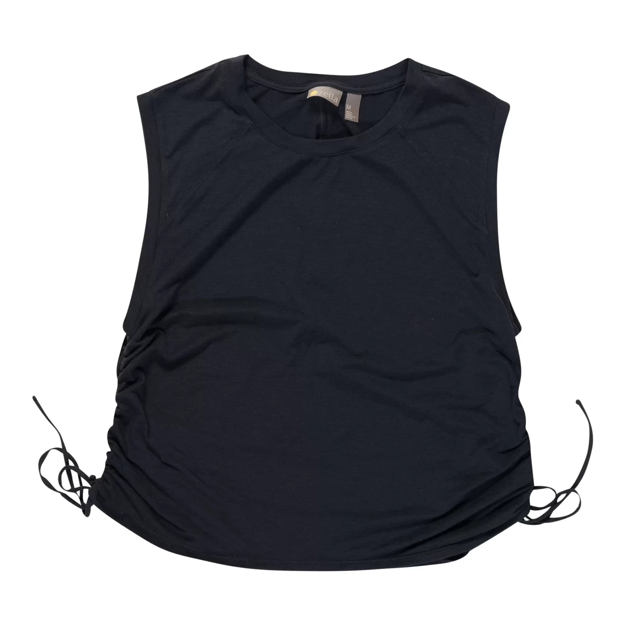 Zella Ruched Side Tank white tank top