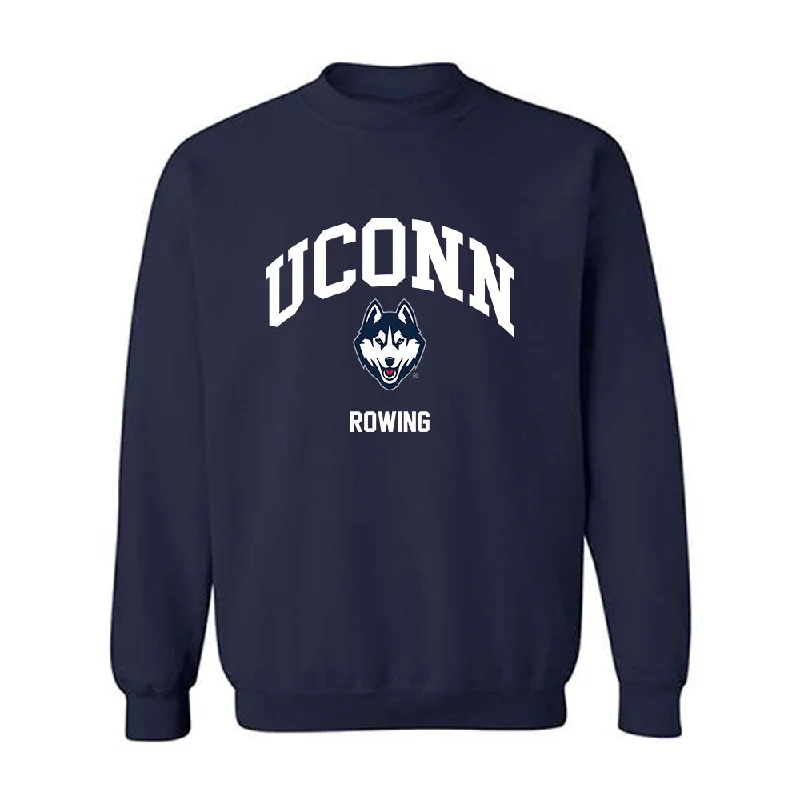 UConn - NCAA Women's Rowing : Dora Harag - Classic Shersey Crewneck Sweatshirt Hoodie with Turtle Neck Cozy Winter UConn - NCAA Women's Rowing : Dora Harag - Classic Shersey Crewneck Sweatshirt Hoodie with Turtle Neck Cozy Winter