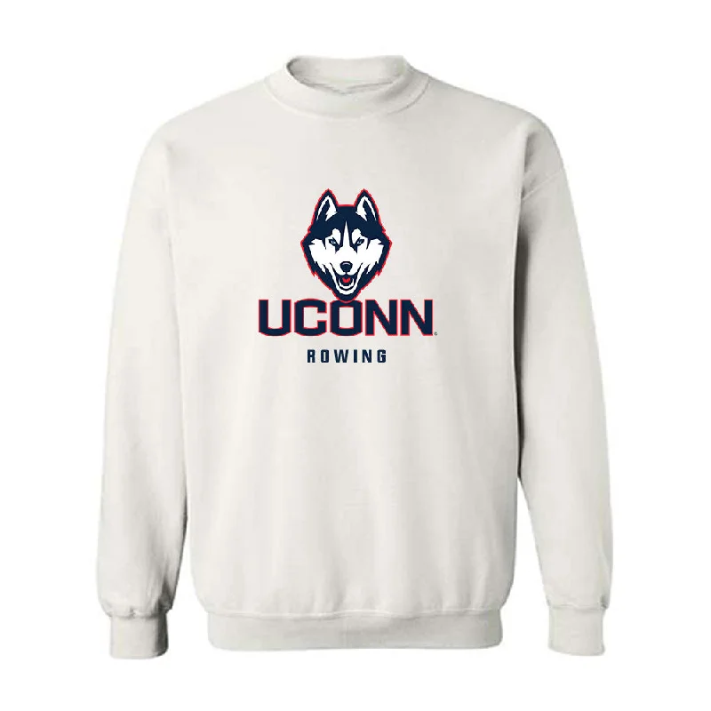 UConn - NCAA Women's Rowing : Dora Harag - Classic Shersey Crewneck Sweatshirt Hoodie with Back Slit Movement Comfort UConn - NCAA Women's Rowing : Dora Harag - Classic Shersey Crewneck Sweatshirt Hoodie with Back Slit Movement Comfort