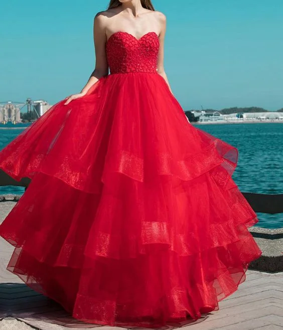 sweetheart,strapless,applique,ruffles,beading,tulle,long evening prom dresses cg8507 sweetheart,strapless,applique,ruffles,beading,tulle,long evening prom dresses cg8507