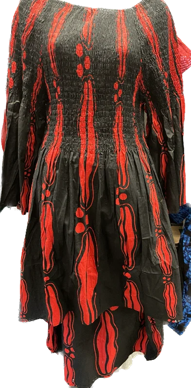 High Low Dress in African Print!! One Size Fits Most!!