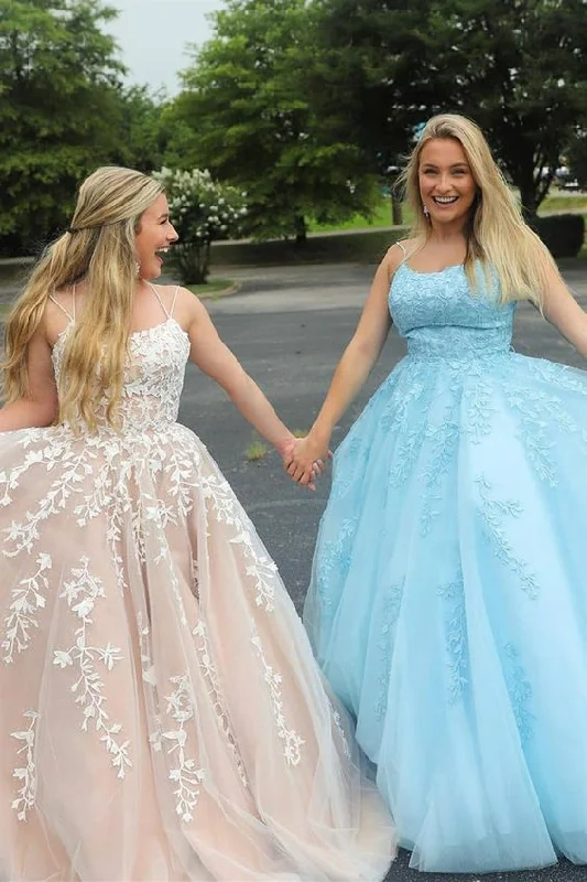Ball gown long prom dresses, light champagne graduation party gowns, blue prom dress cg8556 Ball gown long prom dresses, light champagne graduation party gowns, blue prom dress cg8556