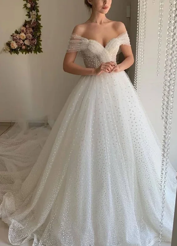 WHITE SWEETHEART TULLE LONG PROM DRESS WHITE FORMAL DRESS  cg8970