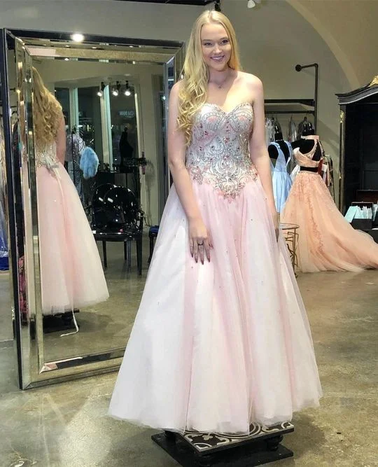Sweetheart Floor-Length Prom Dress,Beading prom Dress  cg8725