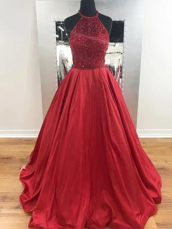 Princess Prom Dress Halter Neckline, Back To School Dresses, Prom Dresses For Teens cg8450 Princess Prom Dress Halter Neckline, Back To School Dresses, Prom Dresses For Teens cg8450