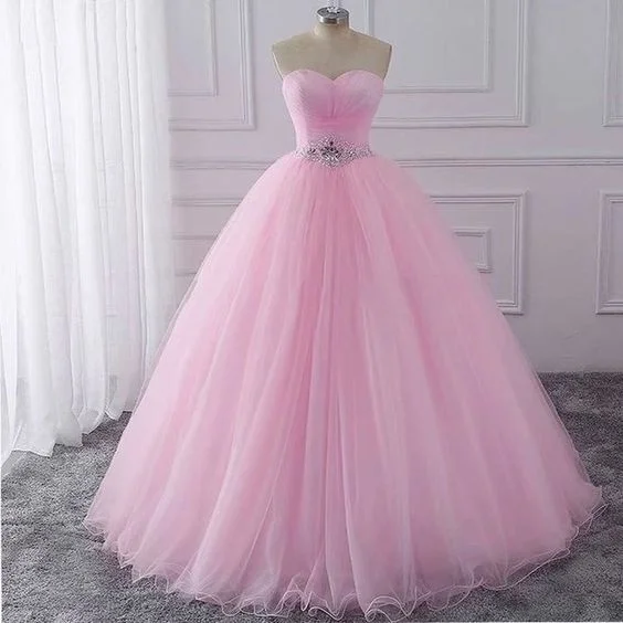 Beautiful Ball Gown Pink Sweetheart Tulle Party Gown, Sweet 16 Dresses Prom Dress cg8720 Beautiful Ball Gown Pink Sweetheart Tulle Party Gown, Sweet 16 Dresses Prom Dress cg8720