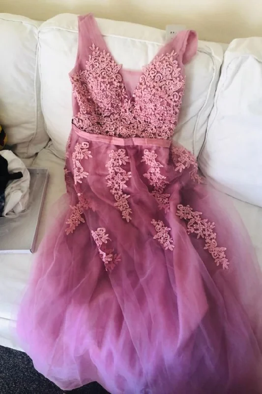 blush A-line tulle long bridesmaid dresses Prom Evening Dress cg11292 Tunics Stylish modern blush A-line tulle long bridesmaid dresses Prom Evening Dress cg11292 Tunics Stylish modern