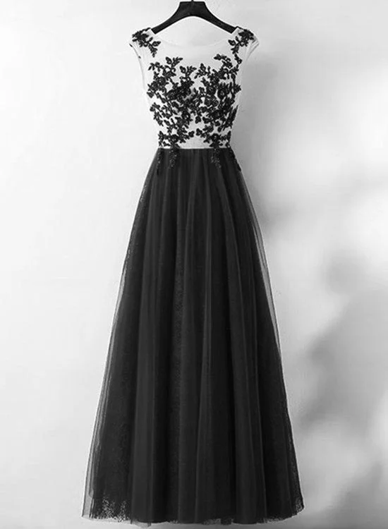 Elegant White and Black Tulle Party Dress, Black Evening Gowns, Black Party Dress Tunics Ceremony elegant Elegant White and Black Tulle Party Dress, Black Evening Gowns, Black Party Dress Tunics Ceremony elegant