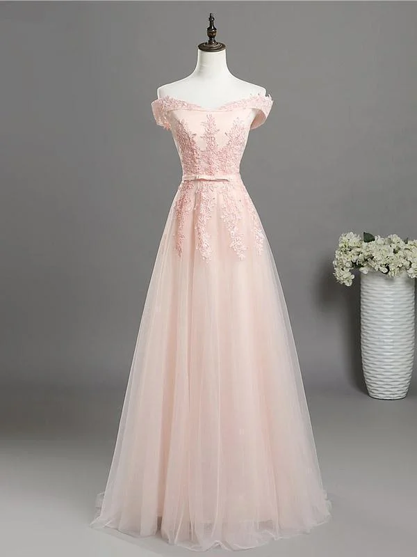 Light Pink Sweetheart Lace Applique Long prom Party Dress, Pink Bridesmaid Dress cg16281 Halter Neckline Beach Light Pink Sweetheart Lace Applique Long prom Party Dress, Pink Bridesmaid Dress cg16281 Halter Neckline Beach