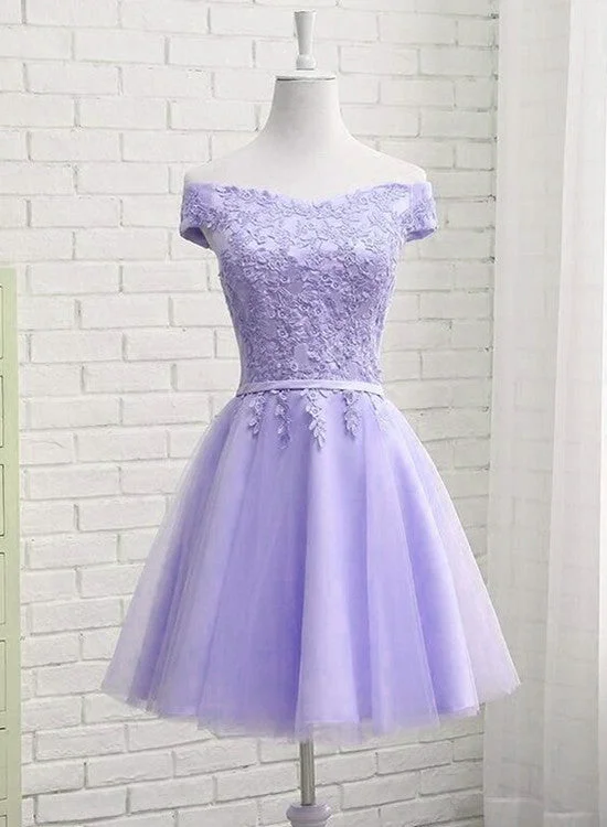 Simple Tulle and Lace Knee Length Party Dress , Formal Dresses , New Party Dress Tunics Business professional Simple Tulle and Lace Knee Length Party Dress , Formal Dresses , New Party Dress Tunics Business professional