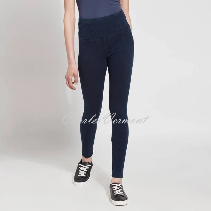 Lysse Denim Legging – Style 6175 (Indigo) Trendy Sports Performance Leggings