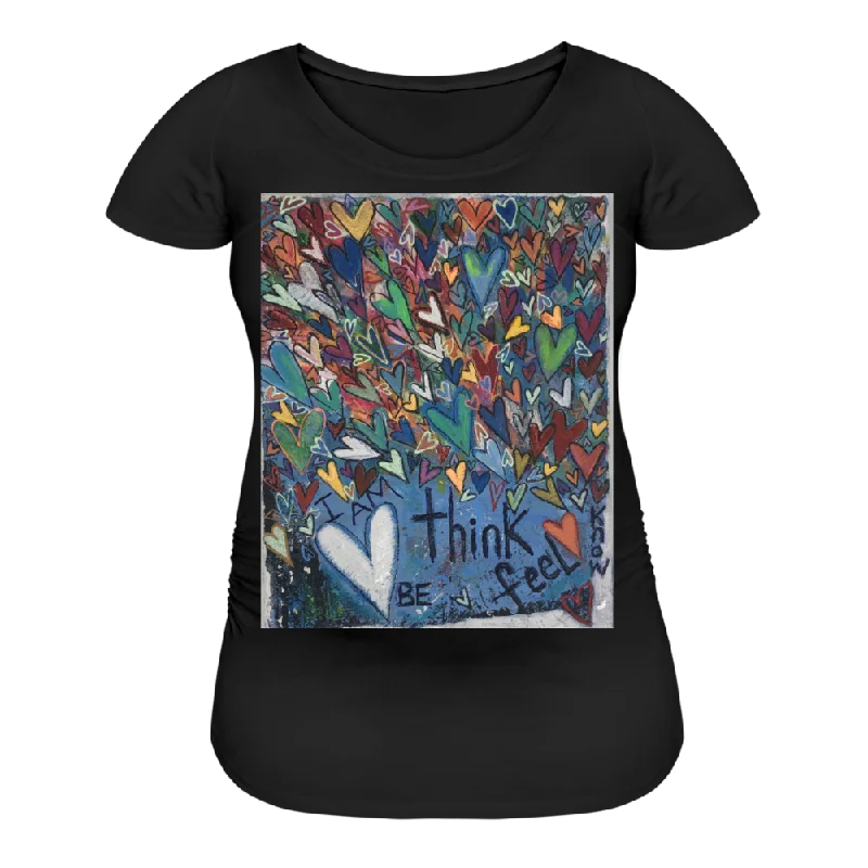 Women’s Maternity T-Shirt Layered Multi-layer Single Layer