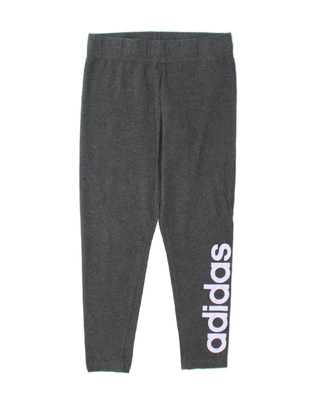 ADIDAS Womens Graphic Crop Leggings UK 16/18 Large Grey Cotton Trendy Polka Dot Leggings ADIDAS Womens Graphic Crop Leggings UK 16/18 Large Grey Cotton Trendy Polka Dot Leggings