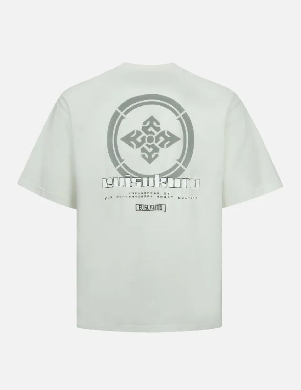 Multi Logo and Fragile Glass Effect Print Regular Fit T-shirt Graphic T-Shirt Round Neck Polyester Multi Logo and Fragile Glass Effect Print Regular Fit T-shirt Graphic T-Shirt Round Neck Polyester