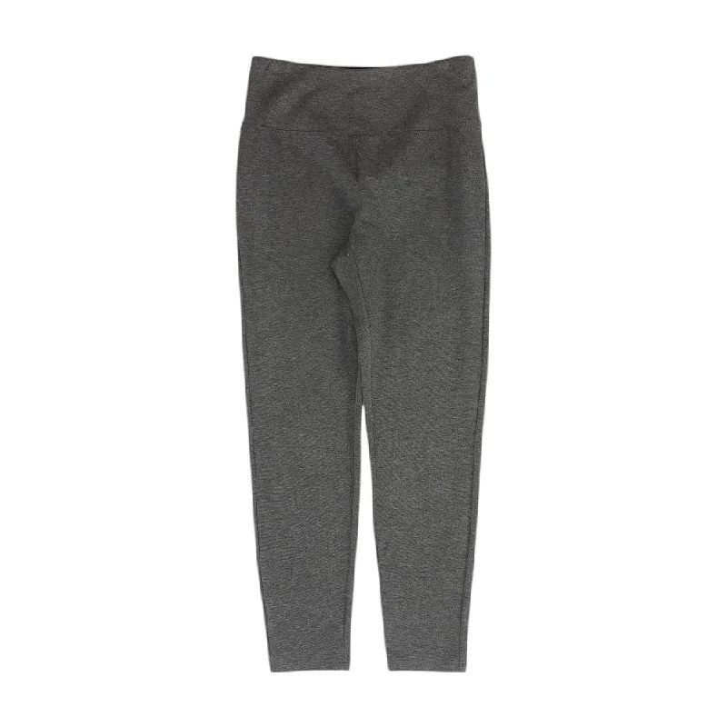 Gray Solid Leggings Comfortable Bootcut Workout Leggings