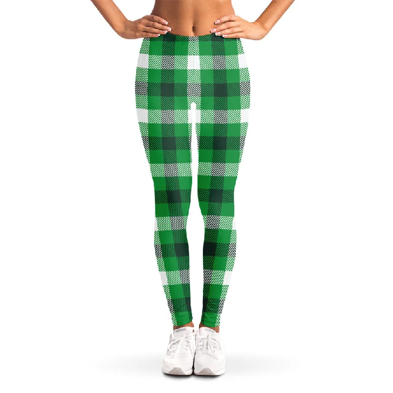 Irish Check Saint Patrick's Day Print Women's Leggings Fashionable Seamless Leggings Irish Check Saint Patrick's Day Print Women's Leggings Fashionable Seamless Leggings